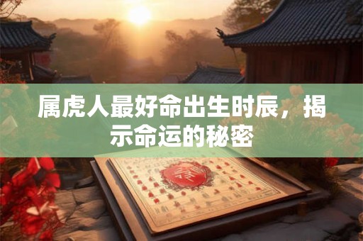 属虎人最好命出生时辰，揭示命运的秘密
