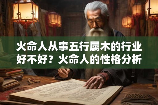 火命人从事五行属木的行业好不好？火命人的性格分析