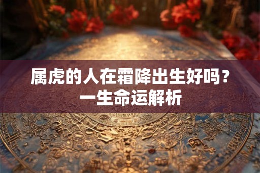 属虎的人在霜降出生好吗？一生命运解析