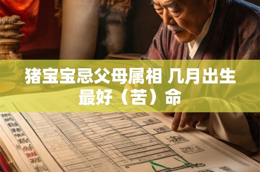 猪宝宝忌父母属相 几月出生最好（苦）命