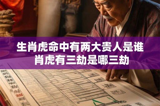 生肖虎命中有两大贵人是谁 肖虎有三劫是哪三劫