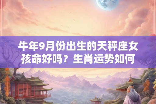 牛年9月份出生的天秤座女孩命好吗？生肖运势如何
