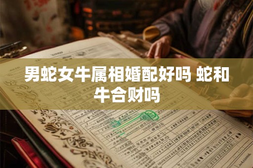 男蛇女牛属相婚配好吗 蛇和牛合财吗