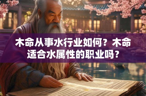 木命从事水行业如何？木命适合水属性的职业吗？