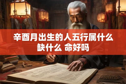 辛酉月出生的人五行属什么缺什么 命好吗
