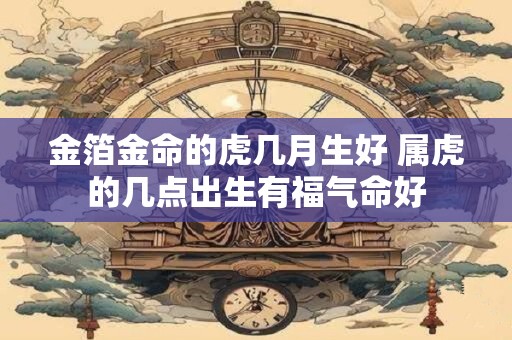 金箔金命的虎几月生好 属虎的几点出生有福气命好