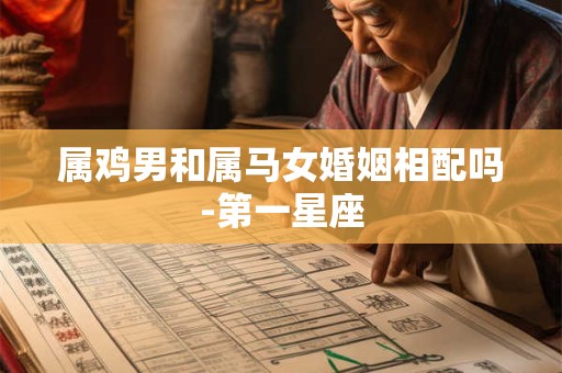 属鸡男和属马女婚姻相配吗-第一星座