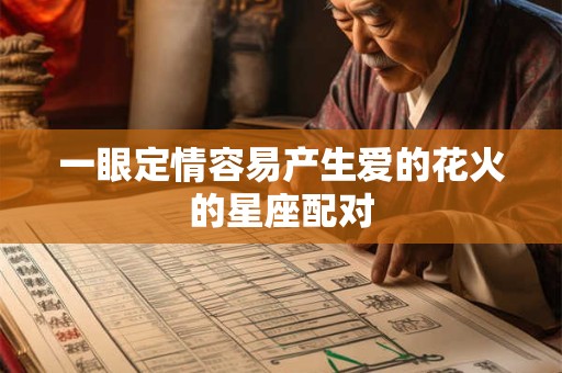 一眼定情容易产生爱的花火的星座配对
