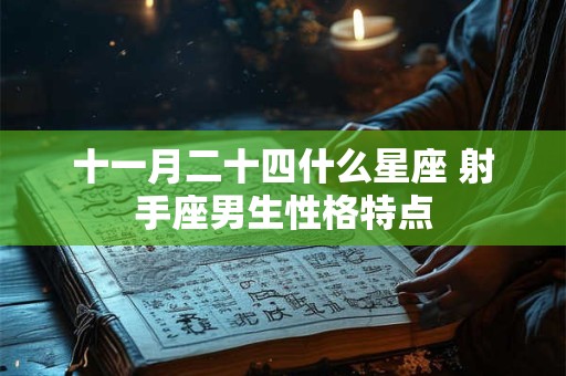 十一月二十四什么星座 射手座男生性格特点