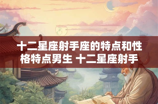 十二星座射手座的特点和性格特点男生 十二星座射手座介绍