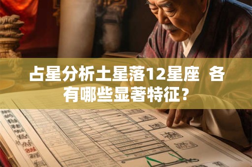 占星分析土星落12星座  各有哪些显著特征？