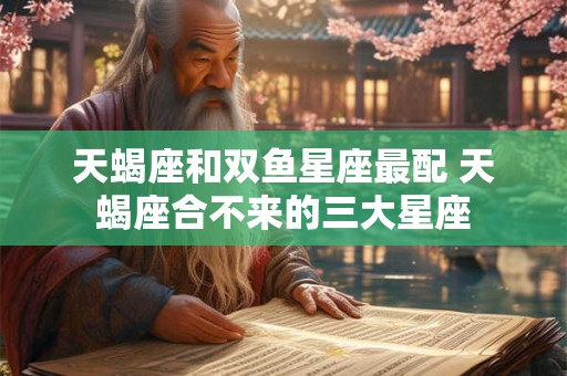 天蝎座和双鱼星座最配 天蝎座合不来的三大星座