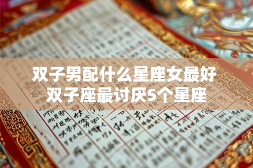 双子男配什么星座女最好 双子座最讨厌5个星座