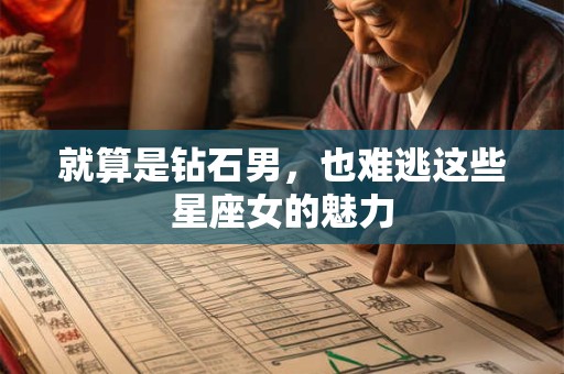 就算是钻石男，也难逃这些星座女的魅力