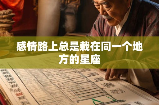 感情路上总是栽在同一个地方的星座