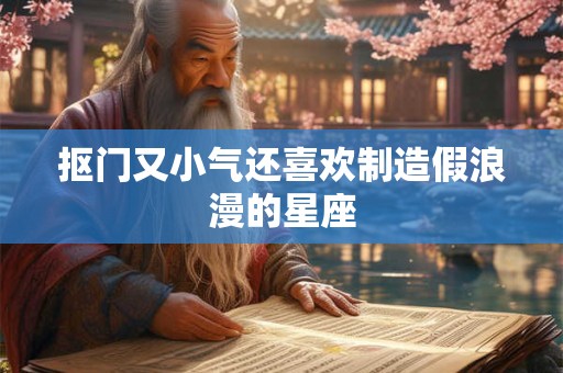抠门又小气还喜欢制造假浪漫的星座