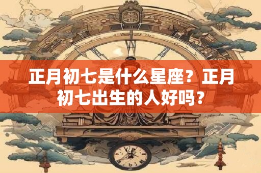 正月初七是什么星座？正月初七出生的人好吗？