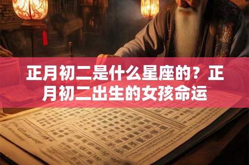正月初二是什么星座的？正月初二出生的女孩命运