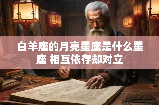 白羊座的月亮星座是什么星座 相互依存却对立