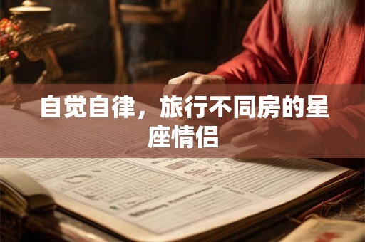自觉自律，旅行不同房的星座情侣