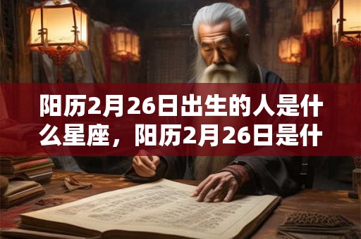 阳历2月26日出生的人是什么星座，阳历2月26日是什么星座