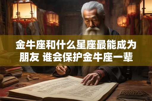 金牛座和什么星座最能成为朋友 谁会保护金牛座一辈子