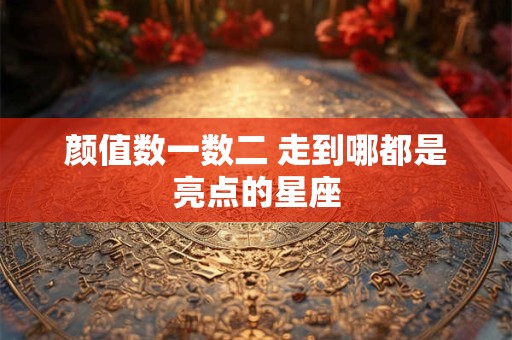 颜值数一数二 走到哪都是亮点的星座