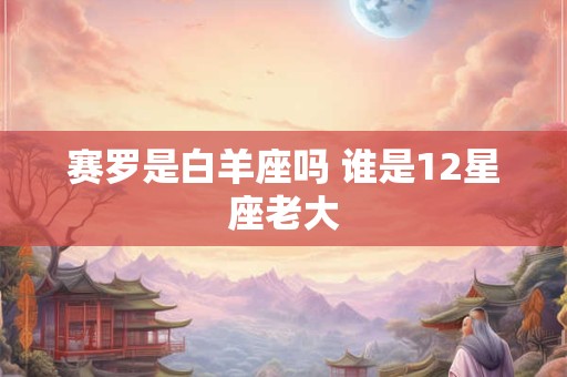 赛罗是白羊座吗 谁是12星座老大