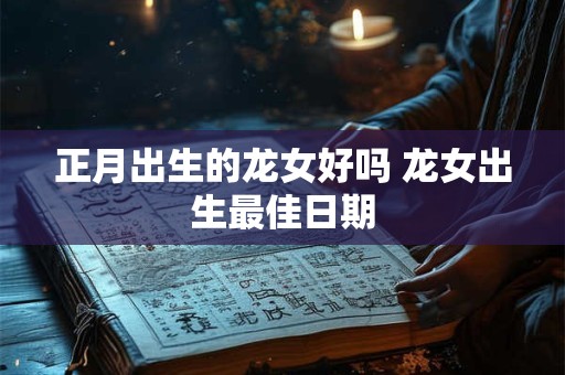 正月出生的龙女好吗 龙女出生最佳日期