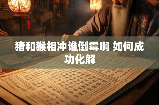 猪和猴相冲谁倒霉啊 如何成功化解