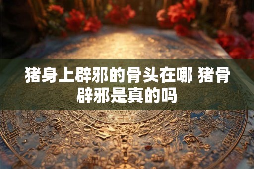 猪身上辟邪的骨头在哪 猪骨辟邪是真的吗