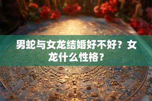 男蛇与女龙结婚好不好？女龙什么性格？