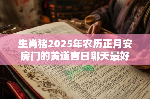 生肖猪2025年农历正月安房门的黄道吉日哪天最好