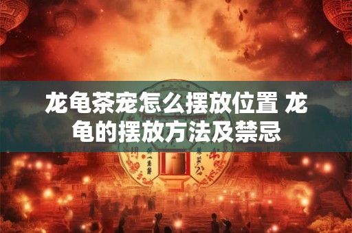 龙龟茶宠怎么摆放位置 龙龟的摆放方法及禁忌