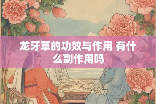 龙牙草的功效与作用 有什么副作用吗
