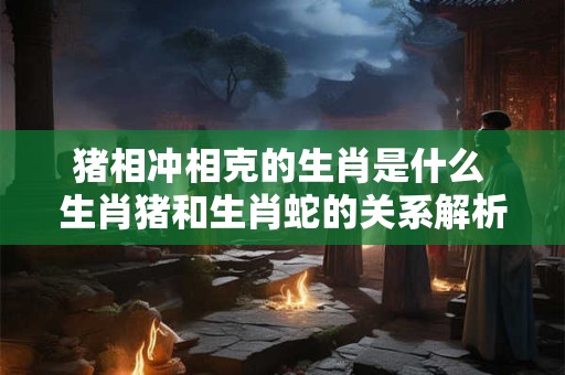 猪相冲相克的生肖是什么 生肖猪和生肖蛇的关系解析