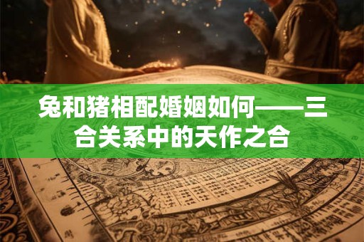 兔和猪相配婚姻如何——三合关系中的天作之合