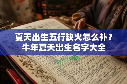 夏天出生五行缺火怎么补？牛年夏天出生名字大全