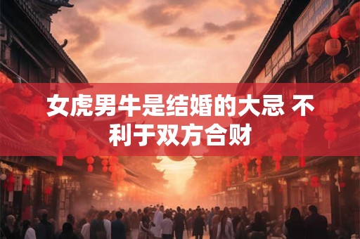 女虎男牛是结婚的大忌 不利于双方合财