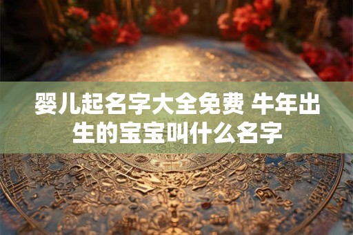 婴儿起名字大全免费 牛年出生的宝宝叫什么名字
