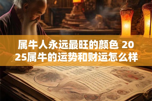 属牛人永远最旺的颜色 2025属牛的运势和财运怎么样