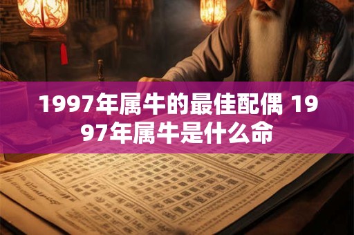 1997年属牛的最佳配偶 1997年属牛是什么命