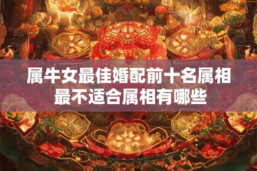 属牛女最佳婚配前十名属相 最不适合属相有哪些