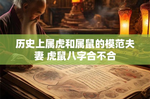 历史上属虎和属鼠的模范夫妻 虎鼠八字合不合