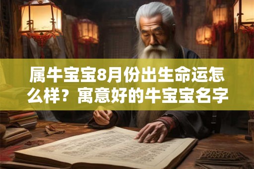 属牛宝宝8月份出生命运怎么样？寓意好的牛宝宝名字
