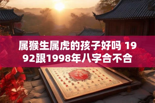 属猴生属虎的孩子好吗 1992跟1998年八字合不合