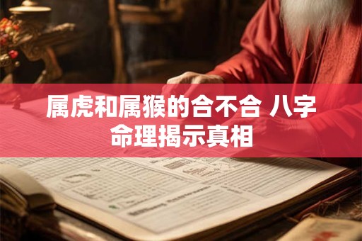 属虎和属猴的合不合 八字命理揭示真相