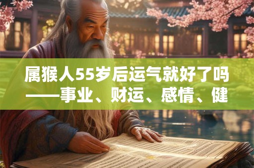 属猴人55岁后运气就好了吗——事业、财运、感情、健康全面解析