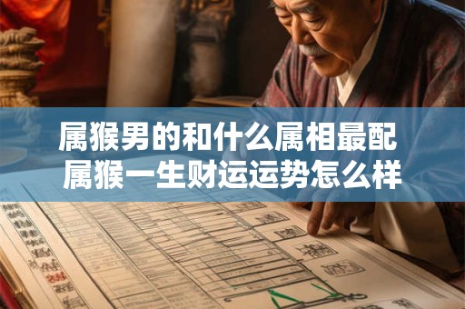 属猴男的和什么属相最配 属猴一生财运运势怎么样