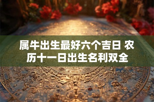 属牛出生最好六个吉日 农历十一日出生名利双全